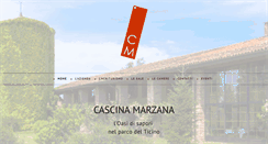 Desktop Screenshot of cascinamarzana.it